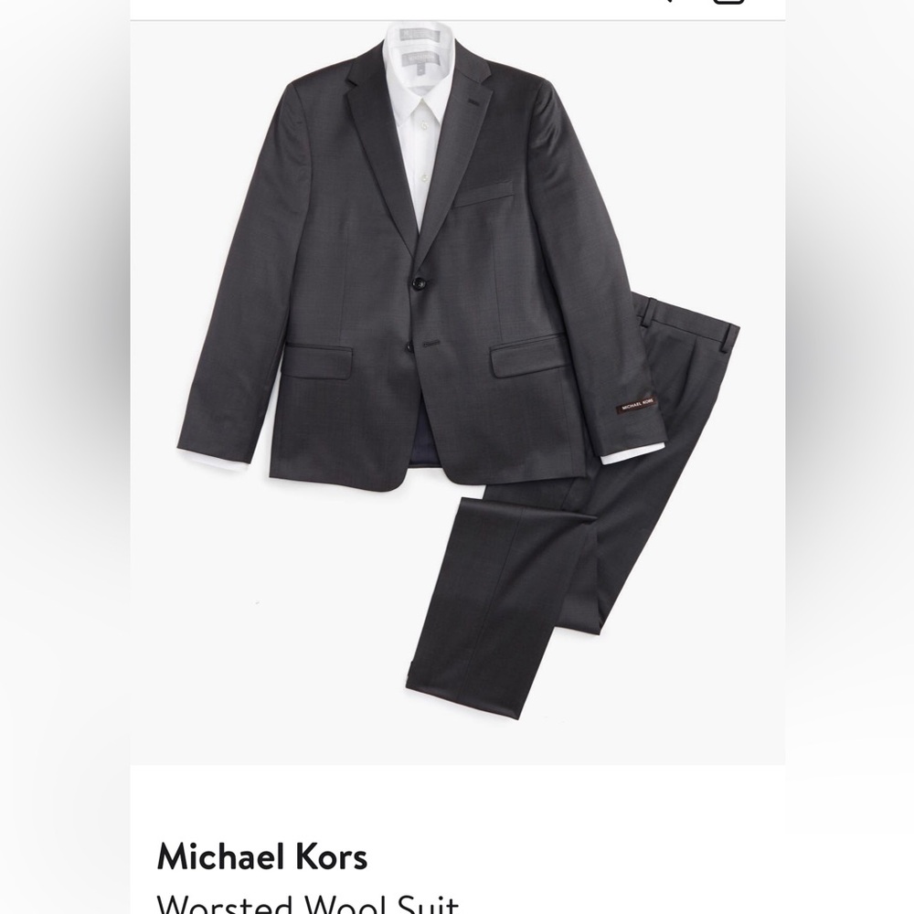 Michael Korea Dark Navy Boys Suit